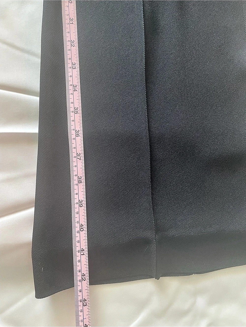 Vintage Christian Dior Wide Leg Boutique Black Flared Trousers – Rare Tall Girl - Picture 8 of 9